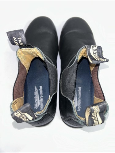 Blundstone Stiefel Herren Größe 10 Schwarz Leder Chelsea Slipper - Bild 4 von 6