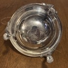 1883 FB Rogers Silver Co 273 Roll Top Caviar Butter Dish Server Lion Head Footed — photo 7
