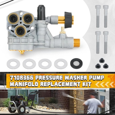 #ad For Simpson Cleaning 7108366 Manifold Kit for 510020 520006 Pressure Washer Pump $64.99