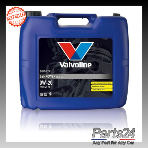 Synpower MST C5 0W-20 Engine Oil Full Synthetic 20L Valvoline New 886743