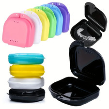 Orthodontic Retainer Box Teeth Mouth Denture Dental Case Guard Storage Containe