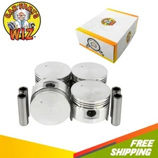 Engine Piston Set Fits 82-83 Honda Civic 1.5L 8V SOHC