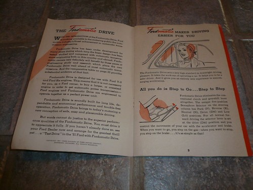 Folleto Fordomatic Drive 1951 - vintage - Imagen 2 de 5