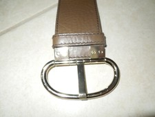 banana republic brown leather wide belt small
