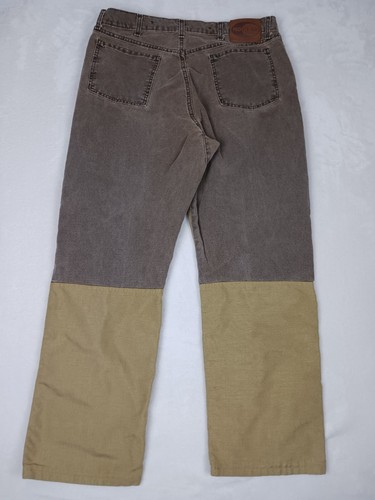 Wrangler Pro Gear Brush Pantaloni Briar Robusti 36x30 (34x29) Uomo Tela Marrone - Foto 7 di 11