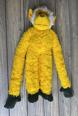 Forever Collectibles NFL Yellow Green Monkey 18” Stuffed Animal