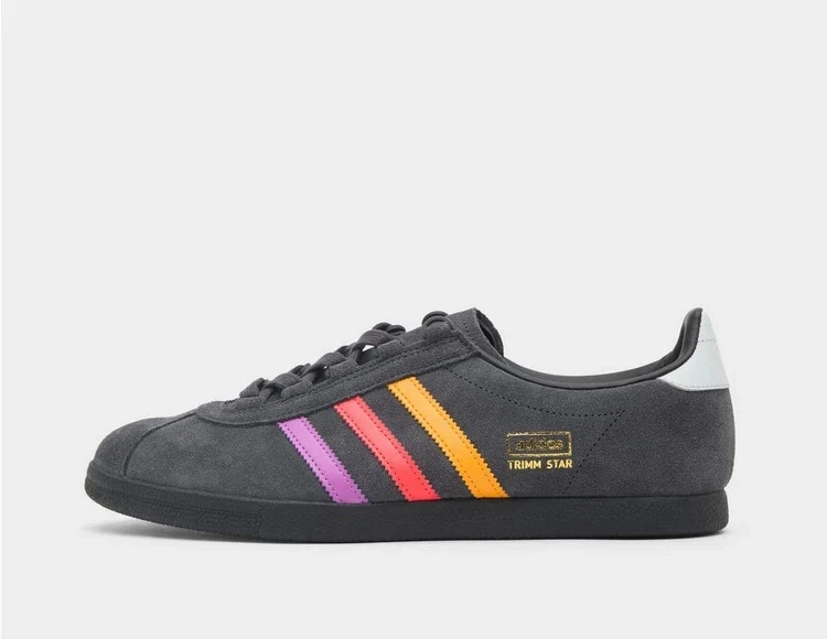 Adidas Originals Trimm Star 'VHS' Shoes in Black