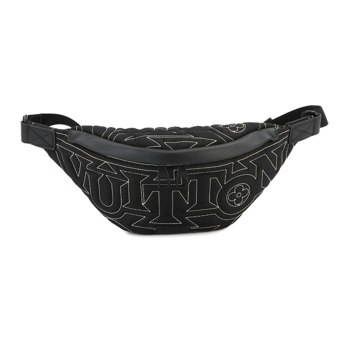 LOUIS VUITTON LV Snow Discovery Bumbag Body Bag Nylon Black LOUIS VUITTON LV Snow Discovery Bumbag Body Bag Nylon Black