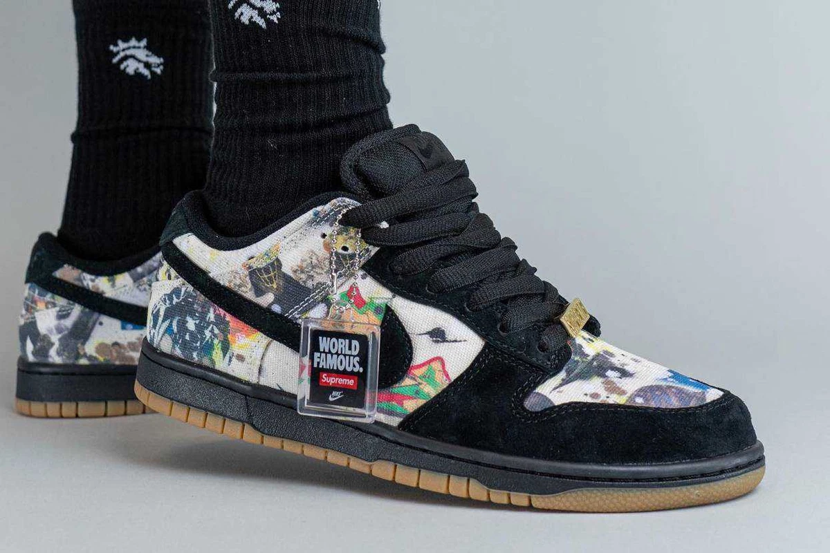 FD8778 001 Supreme Nike SB Dunk Low Rammellzee Men s eBay
