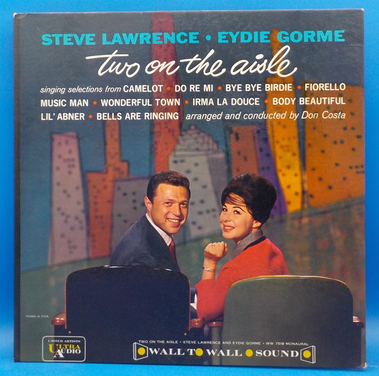 Steve Lawrence & Eydie Gorme LP "Two On The Aisle" VG++ BX15