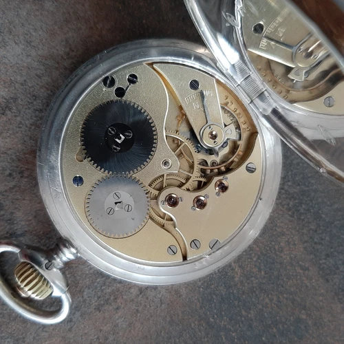 Antike Taschenuhr  IWC  Savonette , Silber 800, ca.1907, 52mm