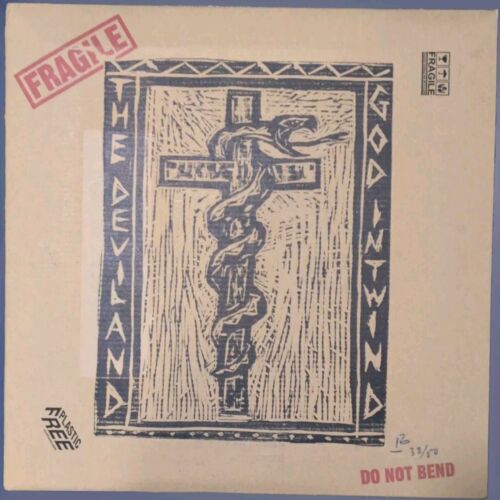bill hamper The Devil & God Entwind Ink Spit & Sweat Woodcut + LP Early Demos 50 - Picture 18 of 23