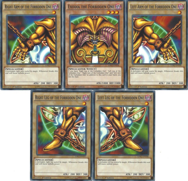 Yugioh Exodia 2020 OTK Tournament Deck Golden Bamboo Sword Broken