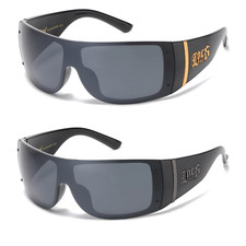 Men's OG Locs Authentic Oversized UVA/B One Piece Lens Gangster Cholo Sunglasses
