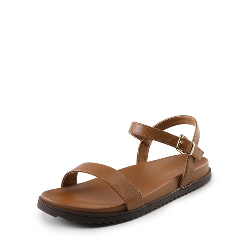 Women Casual Flat Sandals Ankle Strap Open Toe Summer Comfortable Sandals - Picture 13 of 22