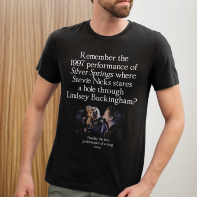 Stevie Nicks TShirt 1997 Performance of Silver Springs Unisex