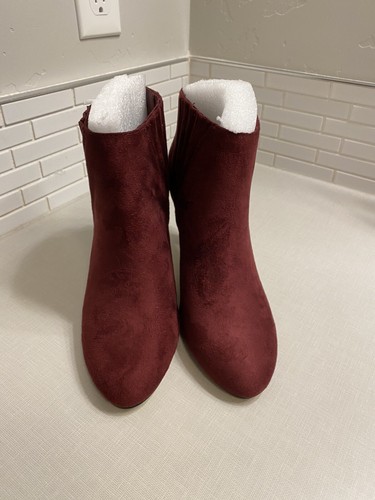 Bella Vita NIB Women’s Size 9M Burgundy Nella II Bootie Heel Shoe - Picture 3 of 12