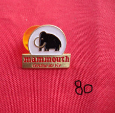 pin's vintage badge épinglette pins + attache Mammouth centre de vie