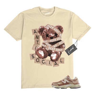 9060 Sparrow Flat Taupe Vintage Rose T Shirt to Match ANTI