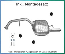 Endschalldämpfer für Mazda 5 1.8 2.0 16V 85/107KW Auspuff Endtopf + Montagesatz