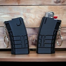 PMag Rifle Magazine Lighter Case Keychain (Fits Plain Reg Size BIC Lighters)  