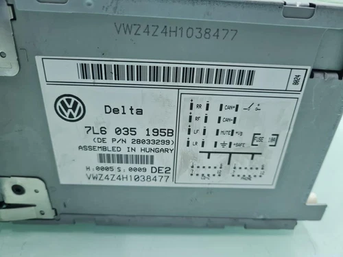 7L6035195B Sistema Audio/Radio Cd para VOLKSWAGEN TOUAREG (7L6) V6 TDI 2 124040 - Imagen 6 de 9