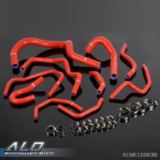 Red Silicone Radiator Hose+Clamps Kit Fit For 1998 1999 2000 2001 Honda CRV MK1