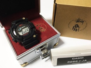 g shock frogman stussy x bape