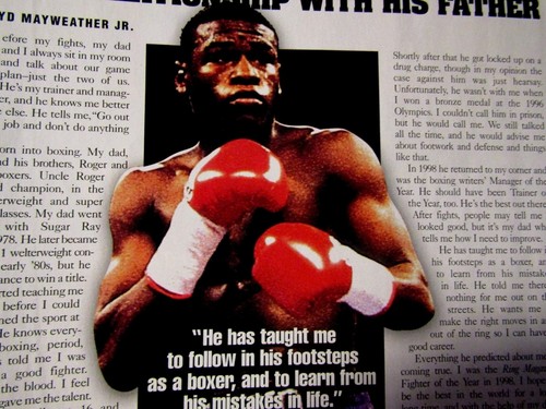 Floyd Mayweather Vs Vargas 1999 HBO Original Print Ad 8.5 x 11" - Picture 3 of 3