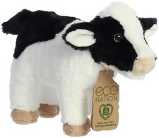 Aurora - Eco Nation - 9.5" Cow Responsibly Made Stuffed Animal