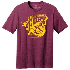 Philadelphia Fury 1978 Logo NASL Soccer TRI-BLEND Tee Shirt