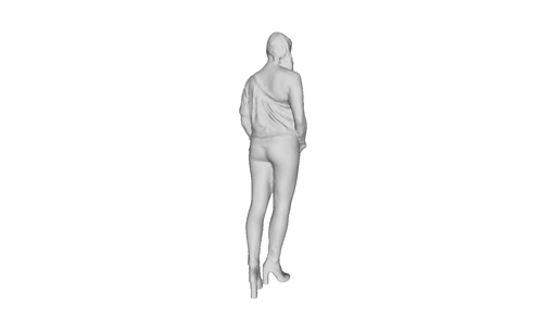 Printle C Mujer 115--Figura informal de pie para dioramas conjuntos de tren - Imagen 4 de 11