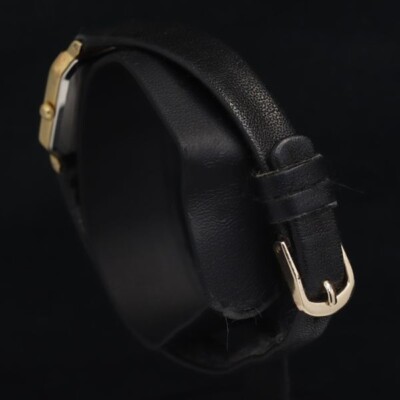 Vintage SEIKO 7321-5410 Gold Dial Quartz Ladies Watch From JAPAN