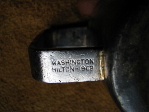 1969 Washington DC Hilton Silber Teller Milchkännchen 4" hoch - Bild 3 von 10
