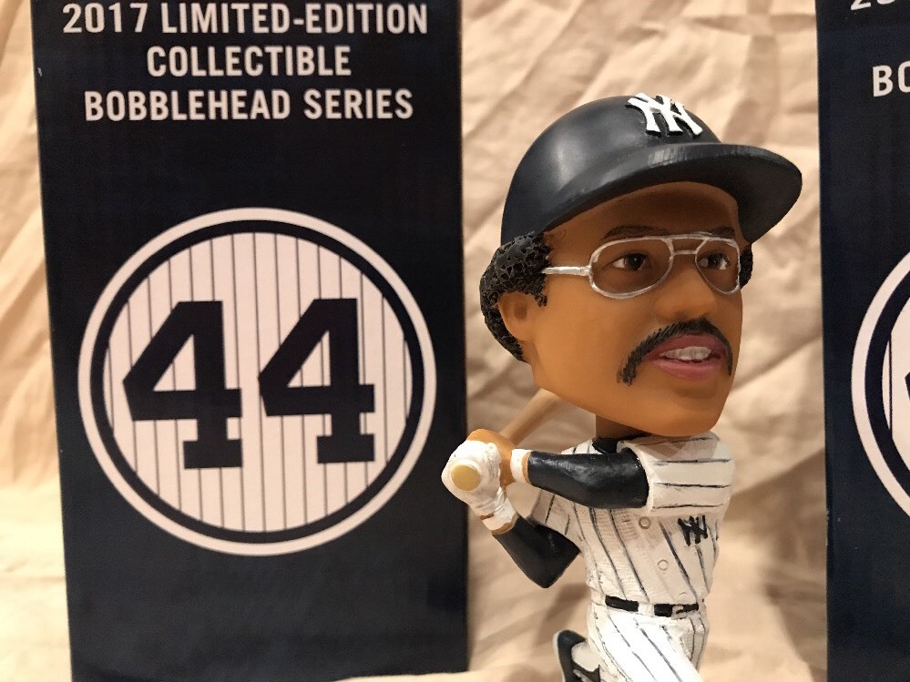 Reggie Jackson SGA 6/9/17 New York Yankees Bobble Bobblehead