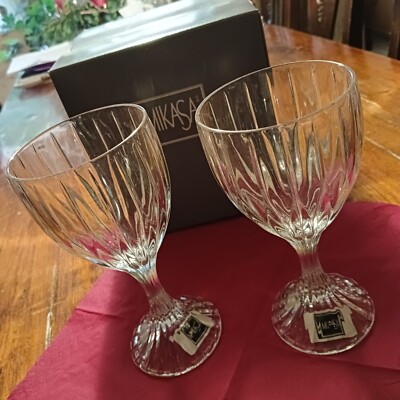 MIKASA Weingläser/Kelche Bleikristall Serie '' Park Lane'' 2 Stück Neu OVP