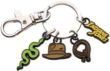 Lucasfilm's Official Indiana Jones 5 and the Dial of Destiny Charms Keychain