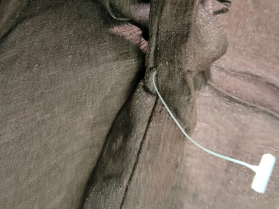 Blusa Camisa Top Coldwater Creek Mujer Talla 1X 16W/18W Marrón NUEVA Foto 4 de 4