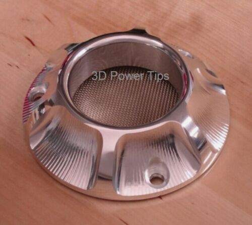 3D POWER TIP CNC EXHAUST HONDA XR250 XR 250 XR250R 250R w/ SPARK ARRESTOR SCREEN - Picture 3 of 11