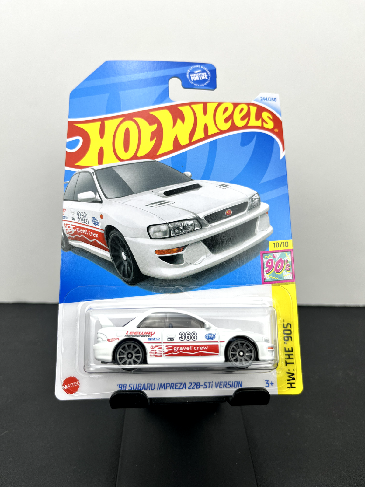 Hot Wheels 2024 Q Case HW The '90s '98 Subaru Impreza 22B-STi Version White #244