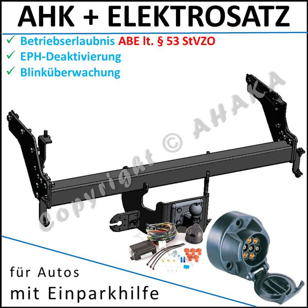 AHK FüR Ford Ranger 1999-2012 Eph-Abschaltung Einparkhilfe ES7 E-Satz Pick-Up-image