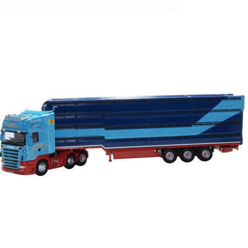 AWM Scania 4R Topline Borge Moller + Semi-remorque DHL Tautliner - 1/87 HO