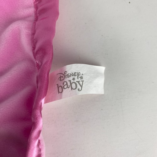 Disney Minnie Mouse Pink Satin Trim Baby Babies Security Blanket Lovey Adorable - Picture 6 of 8