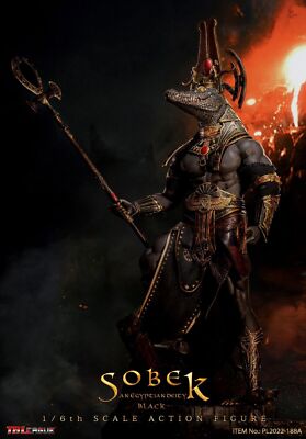 TBLeague PL2022-188A Ancient Egyptian Sobek Black 1/6 ACTION  