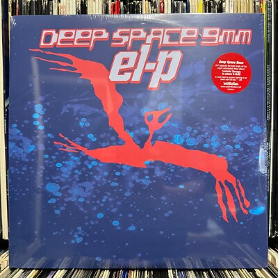 EL-P - DEEP SPACE 9MM / TUNED MASS DAMPER (12'')  2002!!!  RARE!!!  BLUE VINYL!!!