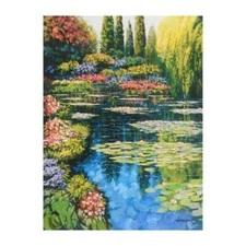 Howard Behrens "Shimmering Waters Of Giverny" Limited Edition On Canvas COA