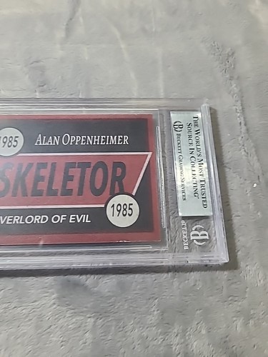 Alan Oppenheimer Signed Card Skeletor Rare Keldor Beckett - Afbeelding 5 van 6