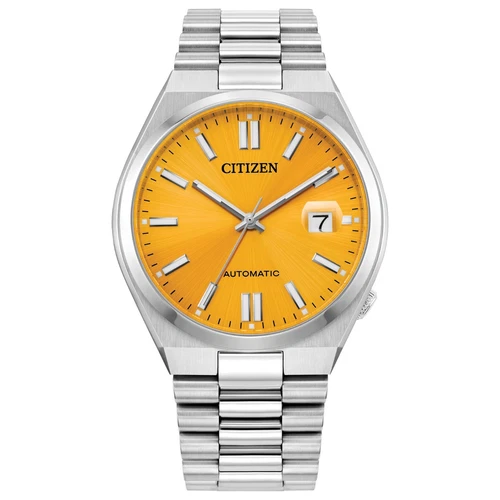 Citizen Men's Sport Luxury Calndar Automatic Silver Watch 40 MM NJ0150-56Z