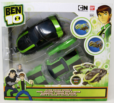 Ben 10 - Ultimate Alien - Alien Crash Vehicle - Ben & Kevin Auto - 2 in 1