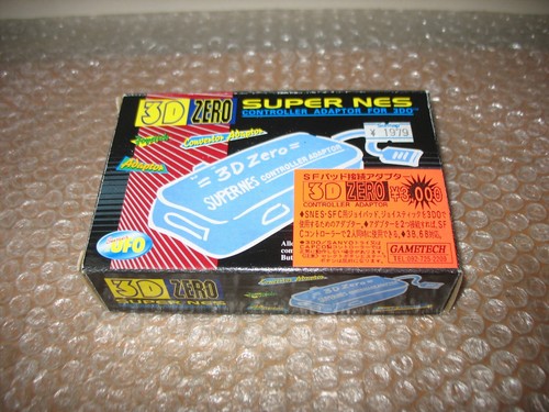 BOXED 3D ZERO SUPER NES ADAPTER CONTROLLER FOR 3DO JAP IMPORT - Picture 2 of 12